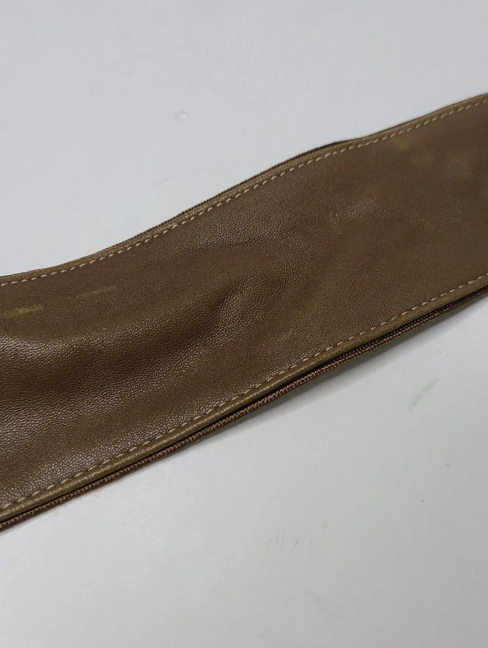 NWT Infinity Brown Green Genuine Leather Wrap Vintage Belt
